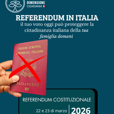 Referendum in Italia: il tuo voto oggi può proteggere la cittadinanza italiana della tua famiglia domani 